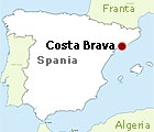Harta Costa Brava