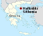 Harta Halkidiki Sithonia