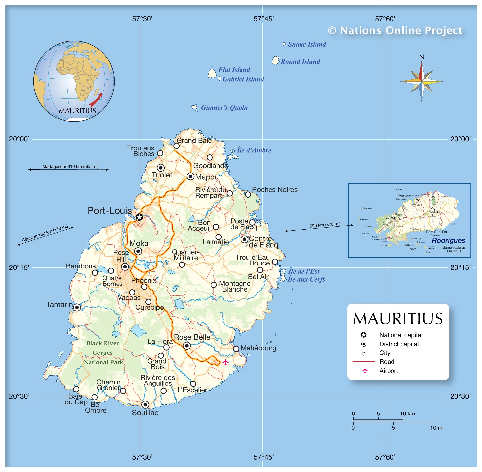 Harta Mauritius